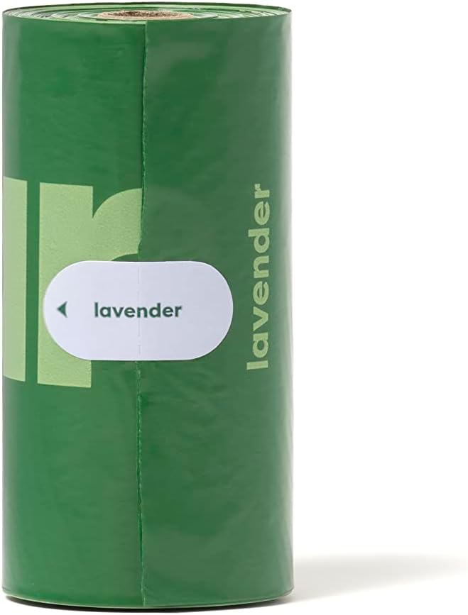 Earth Rated Dog Poop Bags for Dogs. 120 Leak Proof Refill Rolls. Lavender | Extra Thick Waste Bag Refill Rolls