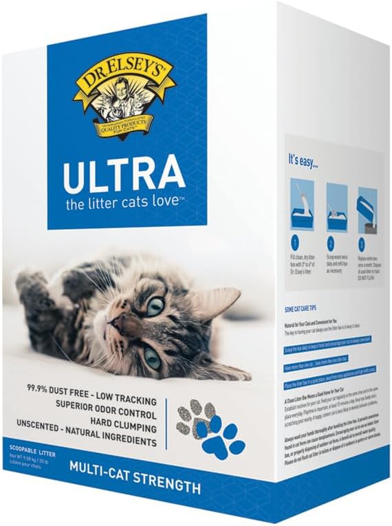 Dr. Elsey's Precious Cat Ultra Premium Cat Litter. 20-Pound