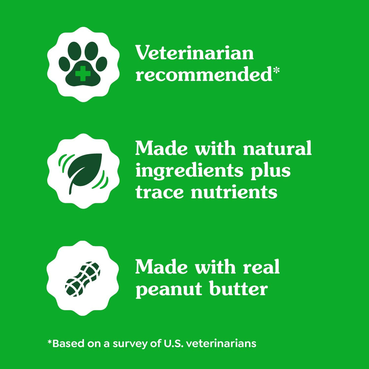 Greenies Pill Pockets Large Size Dog Treats. Peanut Butter. 7.9 oz. 6-Pack | Vet-recommended. capsule size. masks medicine odor. low calorie. stress- & mess-free. 7.9 oz pouches