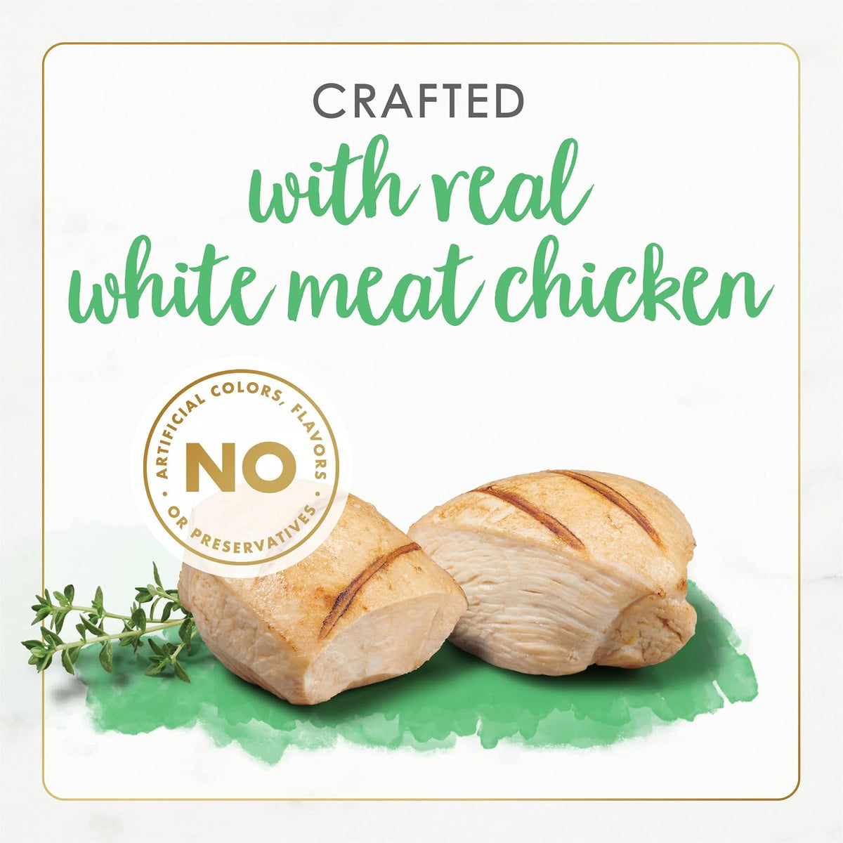 Purina Fancy Feast Grain Free Pate Wet Kitten Food Gourmet Naturals White Meat Chicken Recipe - (Pack of 12) 3 oz. Cans