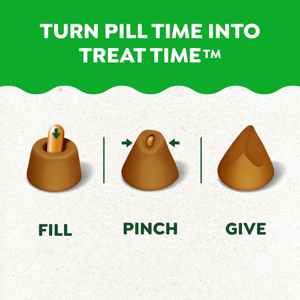 Greenies Pill Pockets Large Size Dog Treats. Peanut Butter. 7.9 oz. 6-Pack | Vet-recommended. capsule size. masks medicine odor. low calorie. stress- & mess-free. 7.9 oz pouches