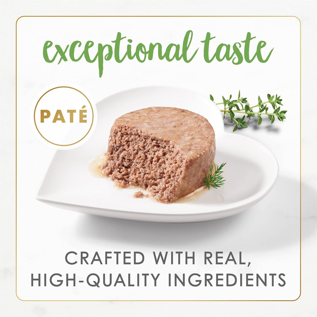 Purina Fancy Feast Gourmet Naturals White Meat Chicken (12 Pack) 3 oz | Crafted with real white meat chicken in gravy for exceptional taste with added vitamins and minerals for adult cats