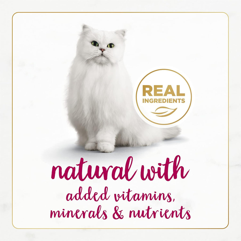 Purina Fancy Feast Gourmet Naturals Chicken and Beef (12 Pack) 3 oz | Crafted with real beef and chicken in gravy for exceptional taste with added vitamins and minerals for adult cats