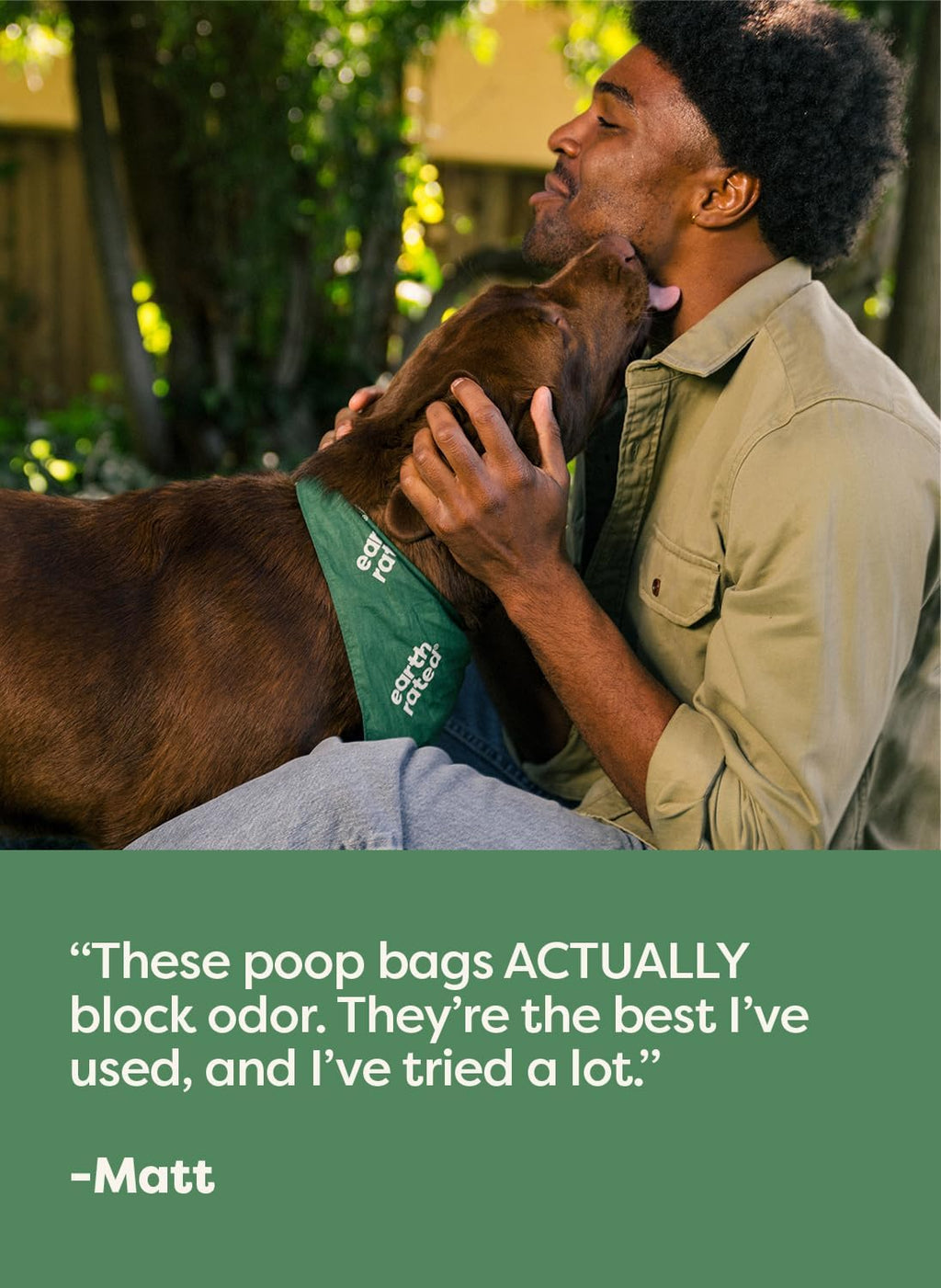 Earth Rated 3X Protect Dog Poop Bag Rolls. Odor Blocking Leak Proof Extra Thick. Unscented. 120 Count