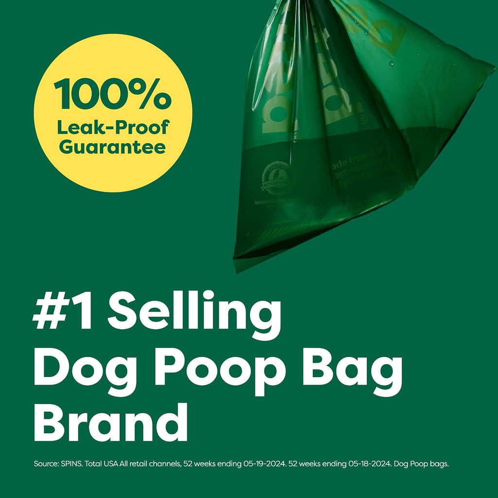 Earth Rated Dog Poop Bags on Refill Rolls. 600 Bags. Lavender | Guaranteed Leak Proof and Extra Thick Waste Bag Refill Rolls