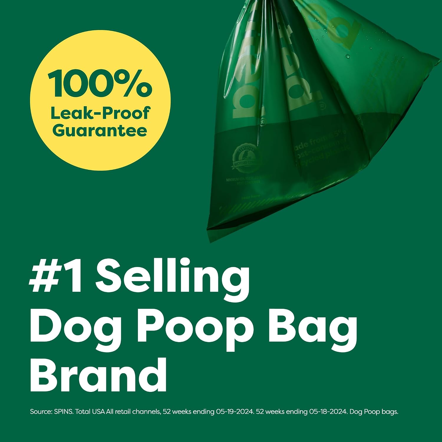 Earth Rated Dog Poop Bags on Refill Rolls. 600 Bags. Lavender | Guaranteed Leak Proof and Extra Thick Waste Bag Refill Rolls