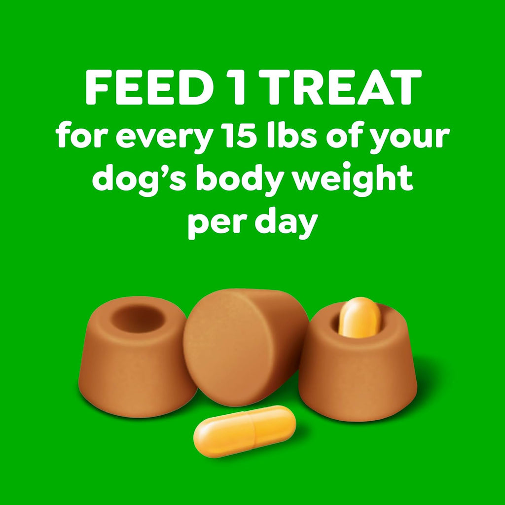 Greenies Pill Pockets for Dogs Large Size. Dog Treat Pouch for Capsule Medication. Cheese Flavor. 15.8 oz. Pouch (Pack of 5)