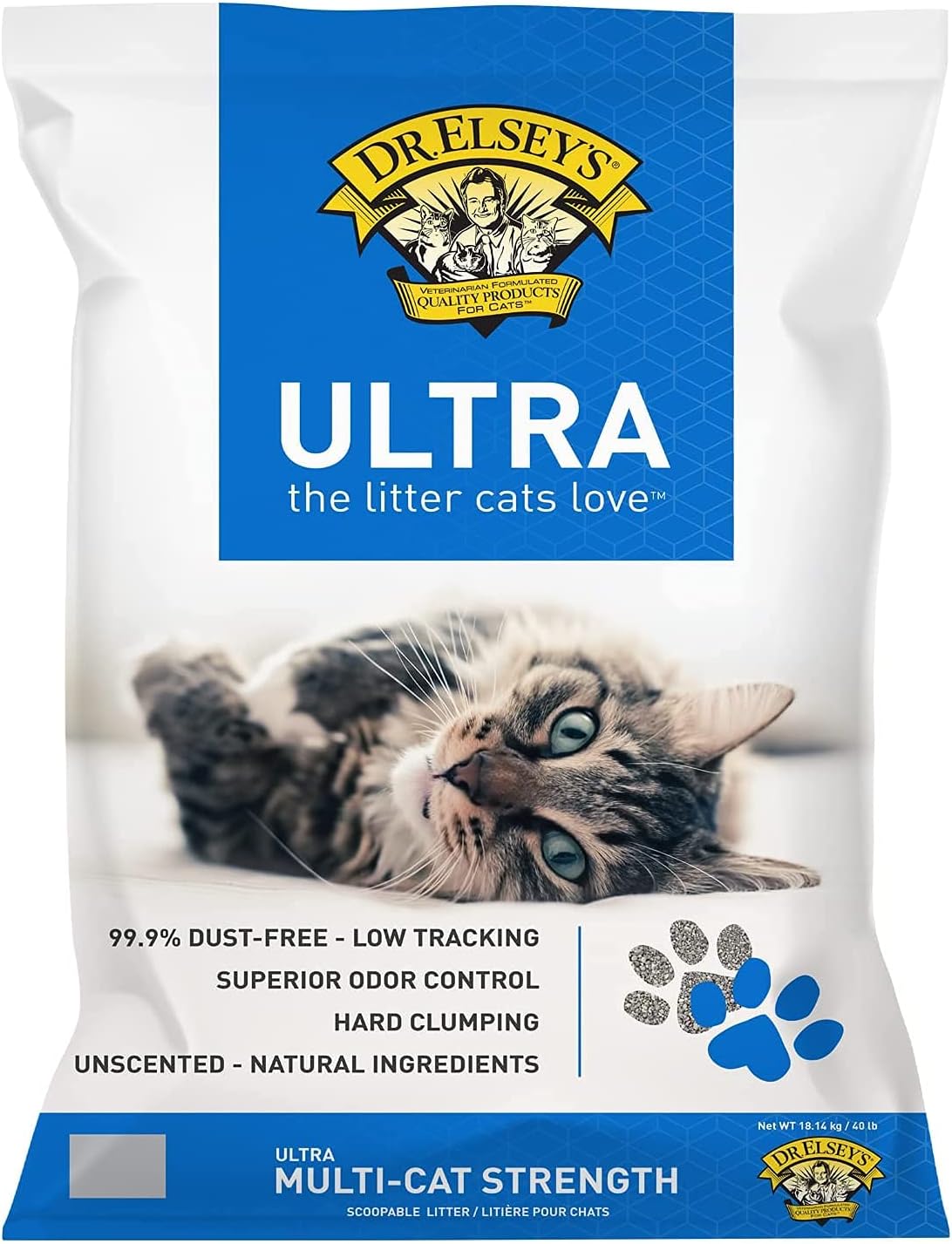Dr. Elsey's Precious Cat Ultra Premium Cat Litter. 20-Pound