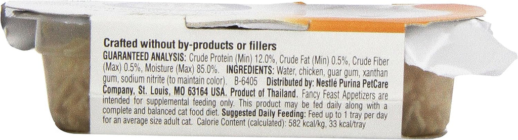 Fancy Feast Appetizers White Meat Chicken Wet Cat Treat. 2 Oz