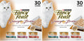 Fancy Feast Purina Gravy Lovers Poultry and Beef Grilled Gourmet Wet Cat Food Variety Pack - 3 oz. Cans.(Pack of 60)