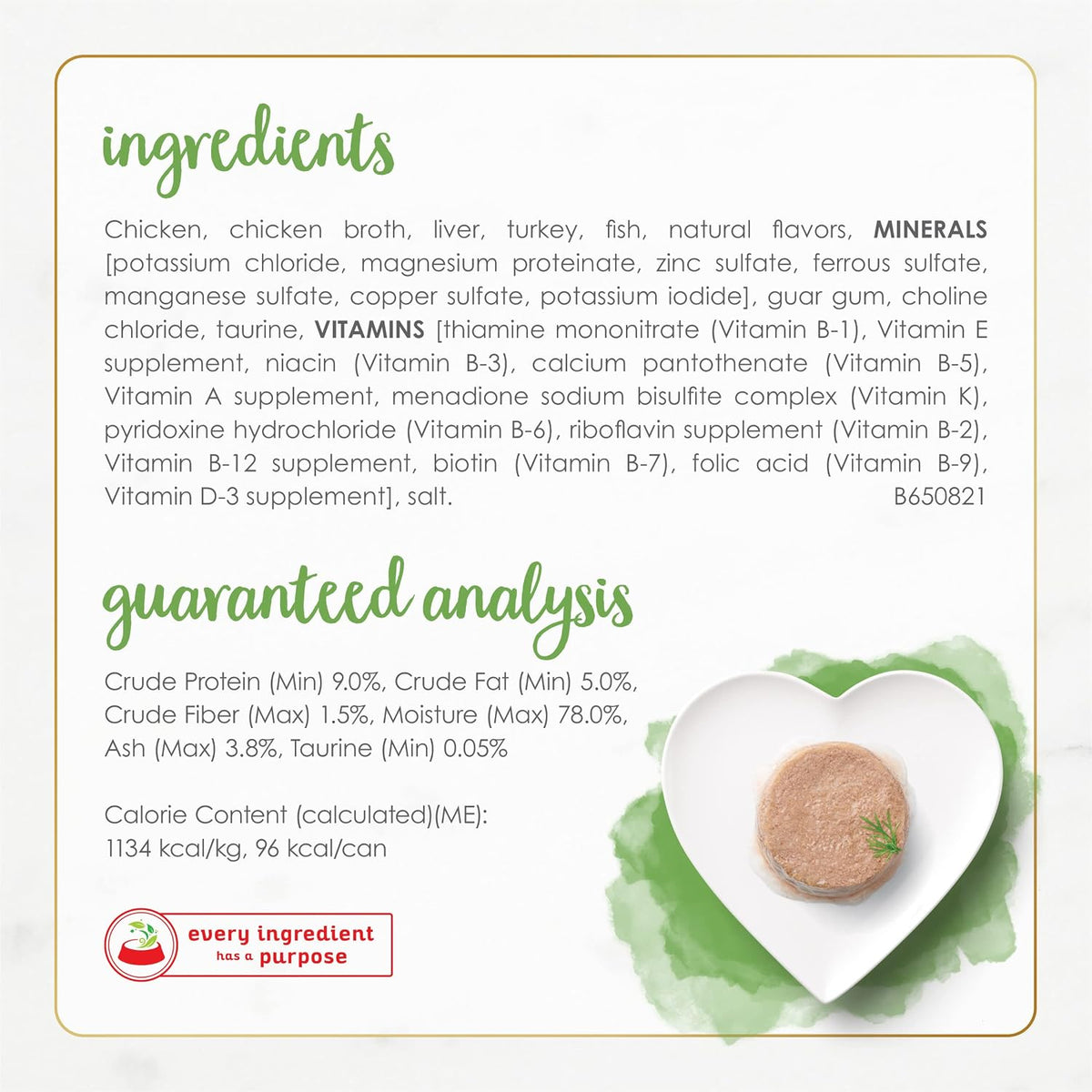 Purina Fancy Feast Gourmet Naturals White Meat Chicken (12 Pack) 3 oz | Crafted with real white meat chicken in gravy for exceptional taste with added vitamins and minerals for adult cats