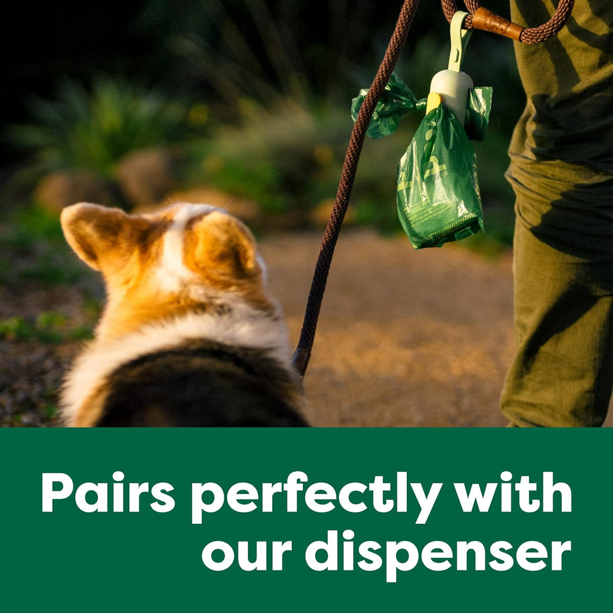 Earth Rated Dog Poop Bags on Refill Rolls. 120 Bags. Unscented | Guaranteed Leak Proof and Extra Thick Waste Bag Refill Rolls
