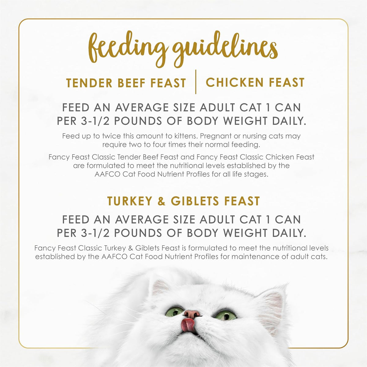 Purina Fancy Feast Classic Pate Poultry & Beef Wet Cat Food. 3 oz. 24-Pack | Variety Pack of Grain Free recipes with a smooth pate texture. 100 percent complete and balanced