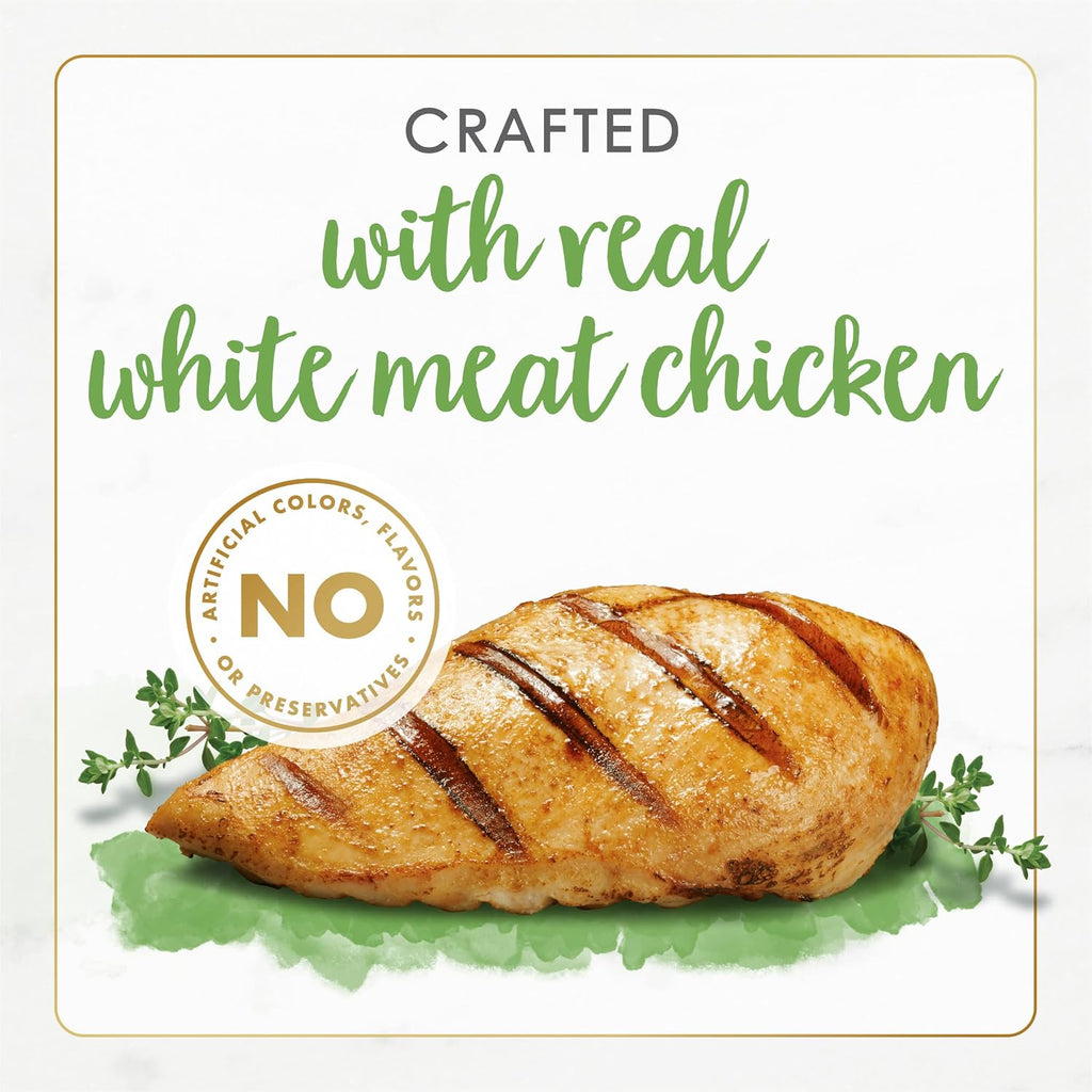 Purina Fancy Feast Gourmet Naturals White Meat Chicken (12 Pack) 3 oz | Crafted with real white meat chicken in gravy for exceptional taste with added vitamins and minerals for adult cats