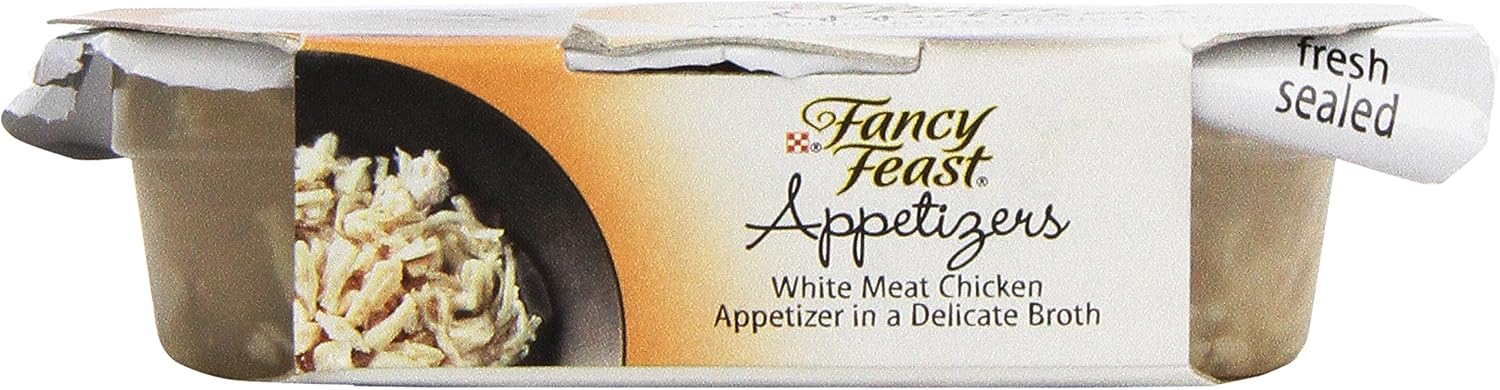 Fancy Feast Appetizers White Meat Chicken Wet Cat Treat. 2 Oz