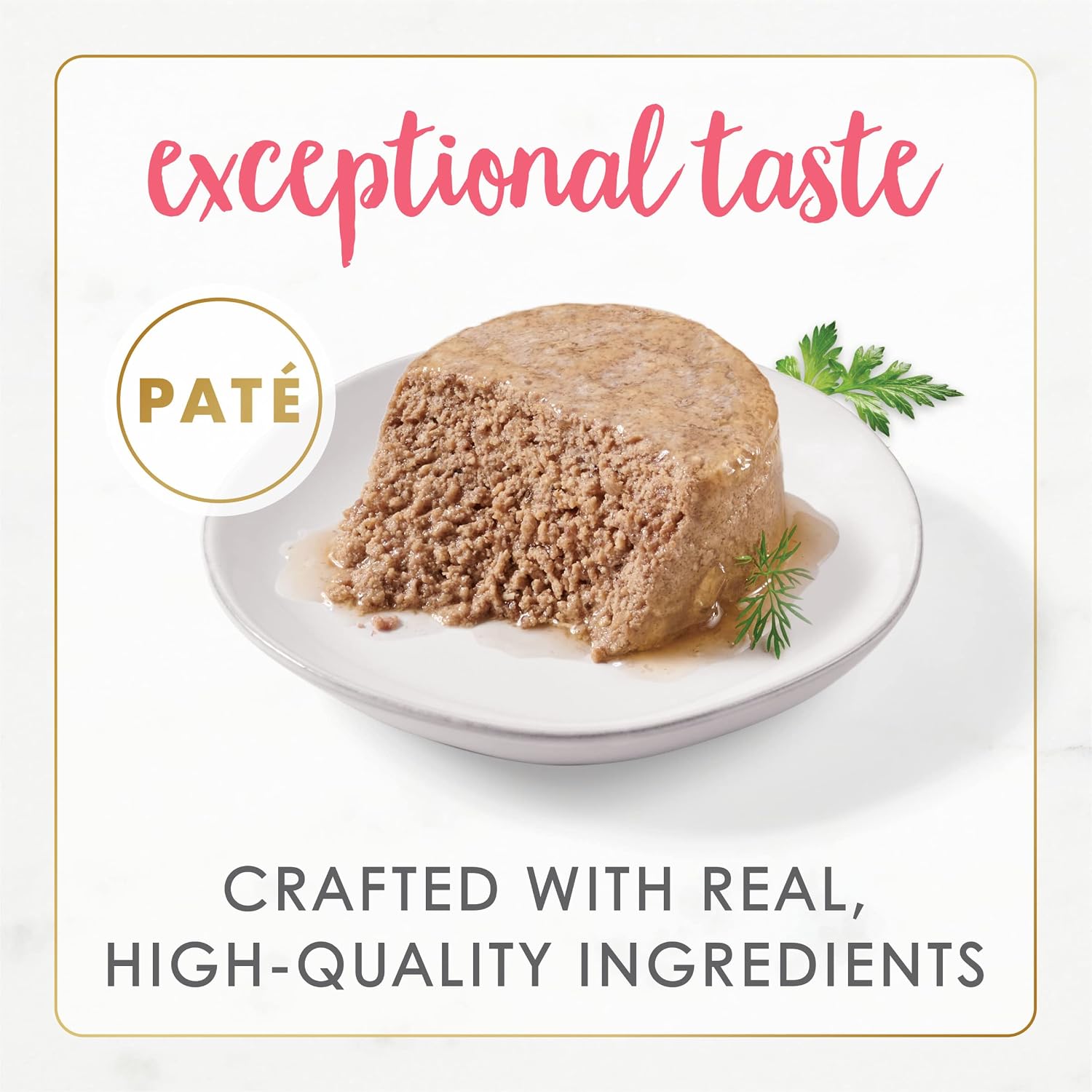 Purina Fancy Feast Grain Free Pate Wet Kitten Food (12 Pack) 3 oz Cans | Delicate mousse pate made with salmon topped with savory gravy for a taste and texture kittens love