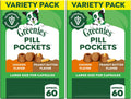 Greenies Pill Pockets for Dogs Large Size. Dog Treat Pouch for Capsule Medication. Variety Pack. 7.9 oz. Pouch (Pack of 2)