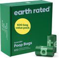 Earth Rated Dog Poop Bags on Refill Rolls. 600 Bags. Lavender | Guaranteed Leak Proof and Extra Thick Waste Bag Refill Rolls