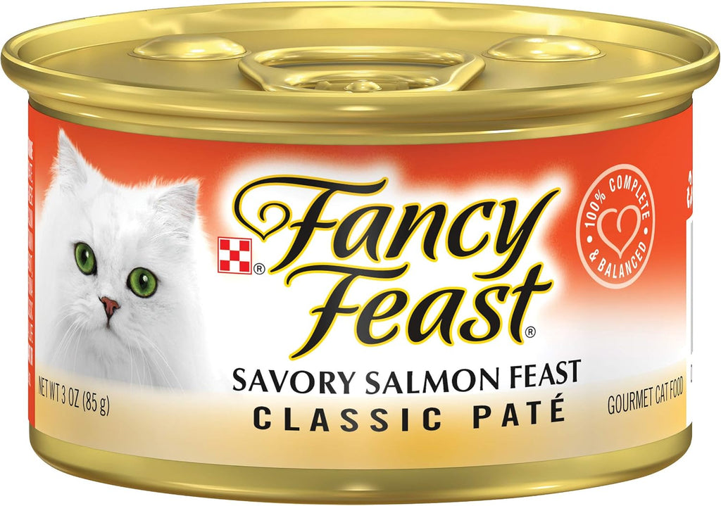 Fancy Feast Gourmet Salmon Feast Cat Food. 3 oz (Pack of 2)