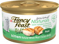 Purina Fancy Feast Grain Free Pate Wet Kitten Food Gourmet Naturals White Meat Chicken Recipe - (Pack of 12) 3 oz. Cans